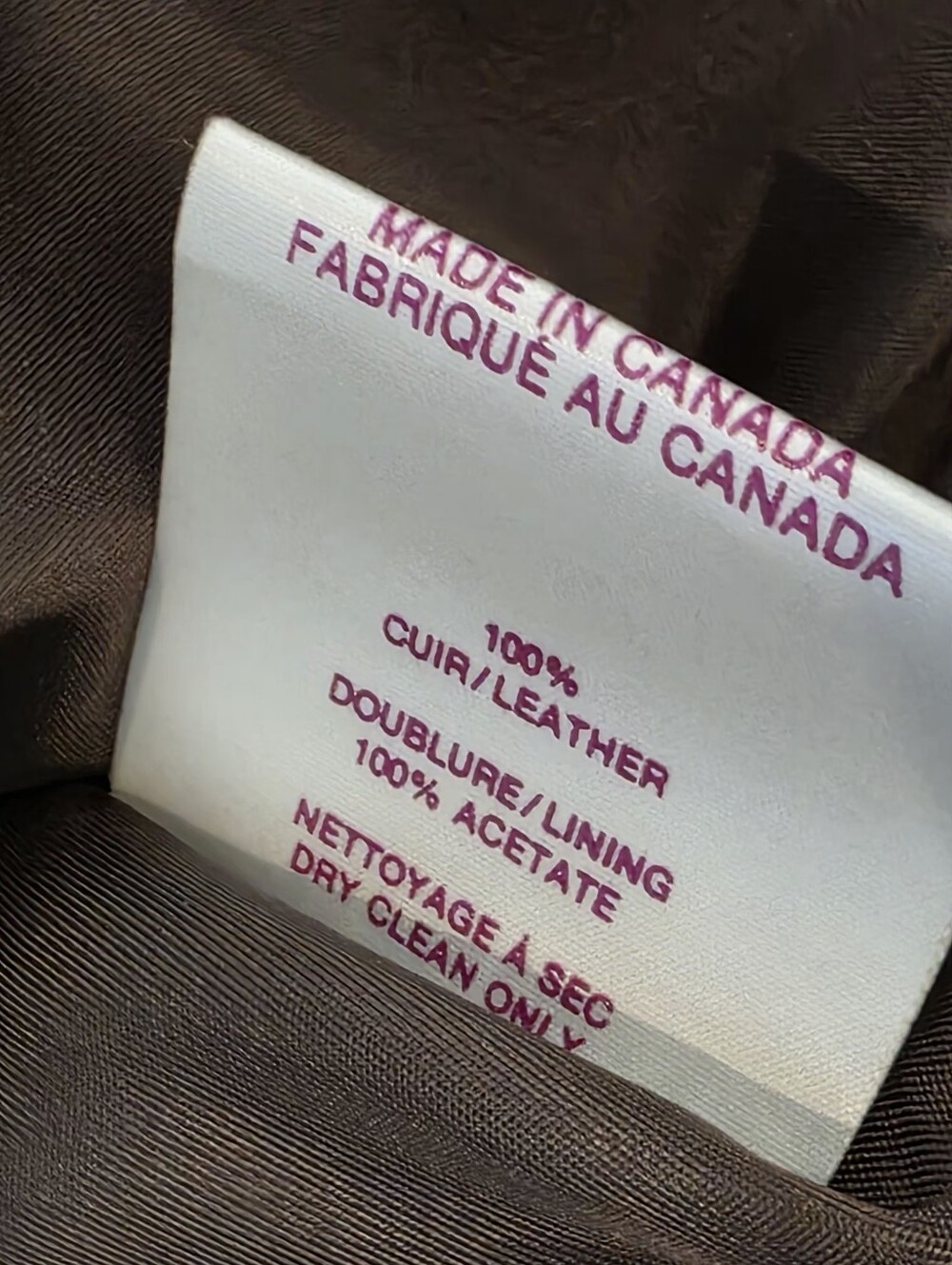 Vintage 80's Dita Martin Design Leather Jacket Sz 10 & Skirt Sz 8 Set Brown - Picture 6 of 11